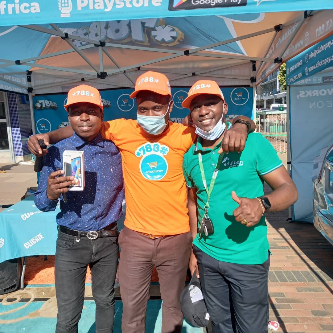 ClicknpayZ's tweet photo. Our instant weekly winners who received cellphones, mifi devices and airtime prizes. This could be you too! Visit us at corner first street and George Silundika, dial *788# and transact for ZWL$500 and above and stand a chance to win many instant prizes!
#ClicknPay 
#grandprize https://t.co/urYbR0GTl4