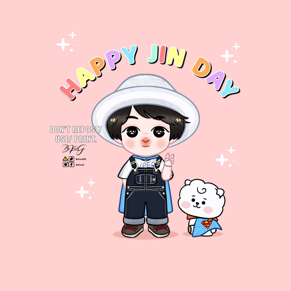 BoKookGiFA's tweet photo. HAPPY BIRTHDAY SUPER JIN I LOVE YOU 💕🎂🐹💜 @BTS_twt 

#Jin #김석진 #석지니 #HappyJinDay #ForeverYoursJin  #진생일ㅊㅋ https://t.co/W2jmVQzgWs