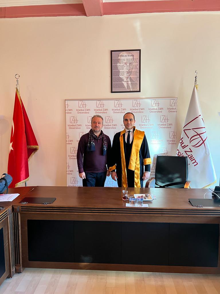 iyumusak's tweet image. İslam ekonomisi ve finansı doktora programı öğrencilerimizden Ahmet Lökçe YAPAY ZEKA TEMELLİ TEKNOLOJİLERİN FAİZSİZ FİNANS SEKTÖRÜNE UYGULANABİLİRLİĞİ ÜZERİNE MUKAYESELİ BİR ANALİZ başlıklı tezle Dr. unvanı almıştır. Hayırlı olsun