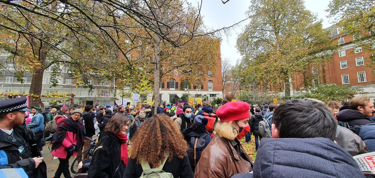 Chandler House on Strike (@chonstrike) on Twitter photo Things starting to ramp up outside <a href="/UniversitiesUK/">Universities UK</a> and <a href="/UCEA/">UCEA</a> offices on Tavistock Square, about to march to Defend Education. Join our fight, make managers and politicians listen, staff's working conditions are student's learning conditions! #UCUstrikesback <a href="/UCU/">UCU</a> <a href="/UCULondon/">UCU London Regional Office</a> Things starting to ramp up outside <a href="/UniversitiesUK/">Universities UK</a> and <a href="/UCEA/">UCEA</a> offices on Tavistock Square, about to march to Defend Education. Join our fight, make managers and politicians listen, staff's working conditions are student's learning conditions! #UCUstrikesback <a href="/UCU/">UCU</a> <a href="/UCULondon/">UCU London Regional Office</a>