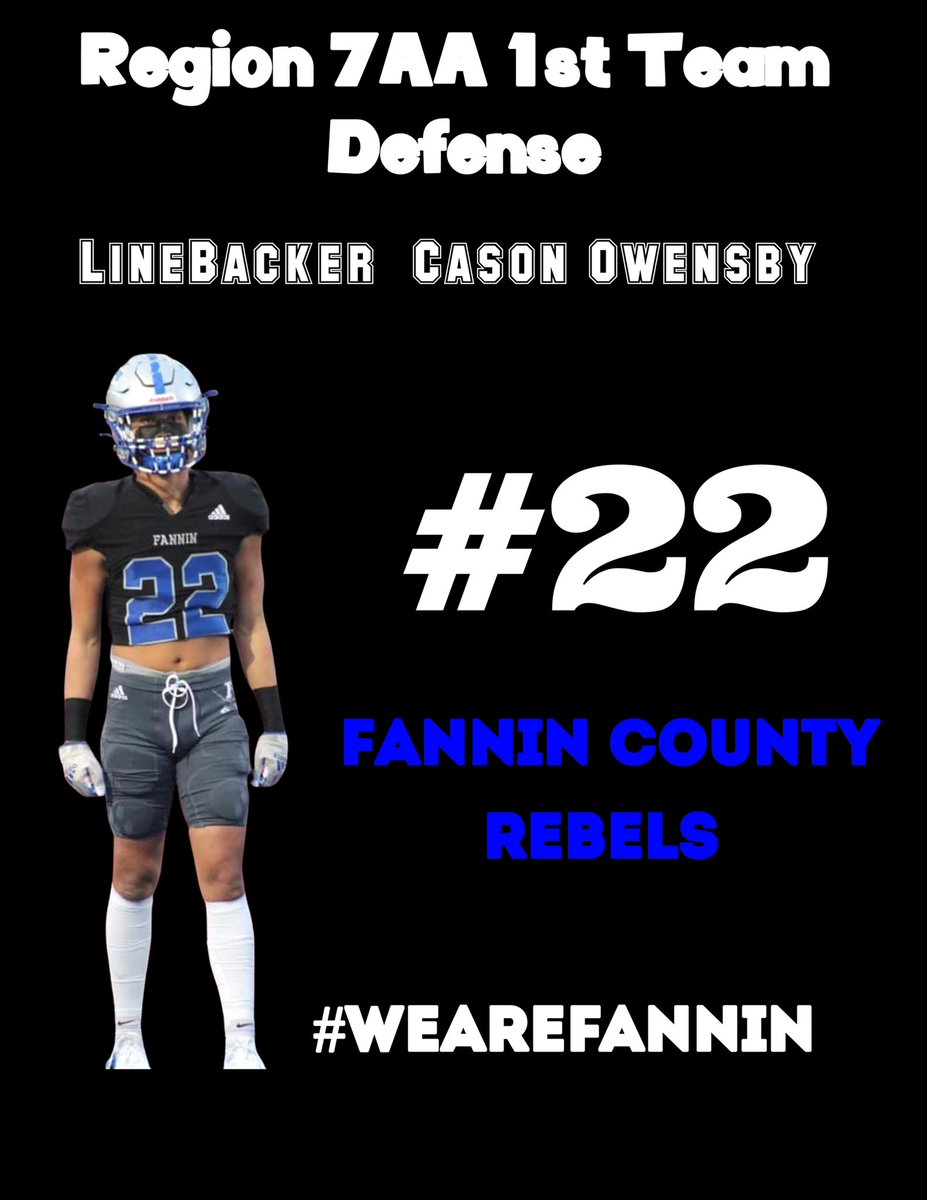 Congrats to <a href="/OwensbyCason/">Cason Owensby</a> for being named 1st Team All Region 7AA