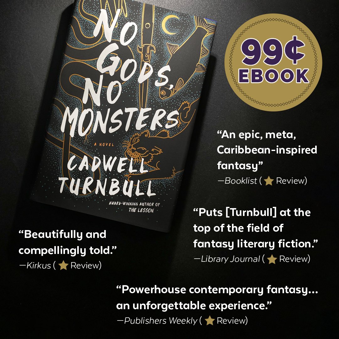 BlackstoneAudio's tweet photo. Thrilled to see @CadwellTurnbull's #NOGODSNOMONSTERS highlighted in 4 categories for @NPR recent 2021 #BestBooksConcierge!

The even better news? This stunning #speculativefiction title is 99¢ (ebook format) NOW — December 18!

👉Grab your discounted copy: https://t.co/3FiVe1WRZH https://t.co/nTGjzqAJgM