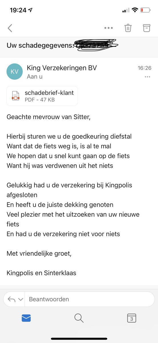RoosvanSitter's tweet image. Klantenservice Kingpolis maakt mijn dag! 👍🏻 #kingpolis #klantenservice #fijnesinterklaas