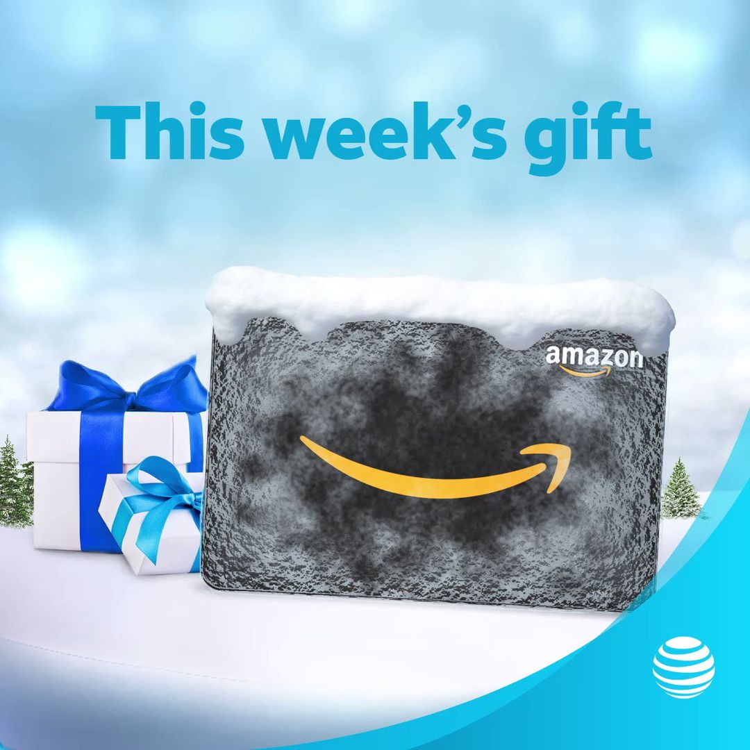 Quebec_Square's tweet photo. Don’t forget to gift yourself. 🎁📦
Shake to win a $25 @amazon Gift Card November 30–December 5. https://t.co/s2NWhFXw4A

#ATTTHANKS #Thanksgifting via @ATT https://t.co/ESdErssAFr