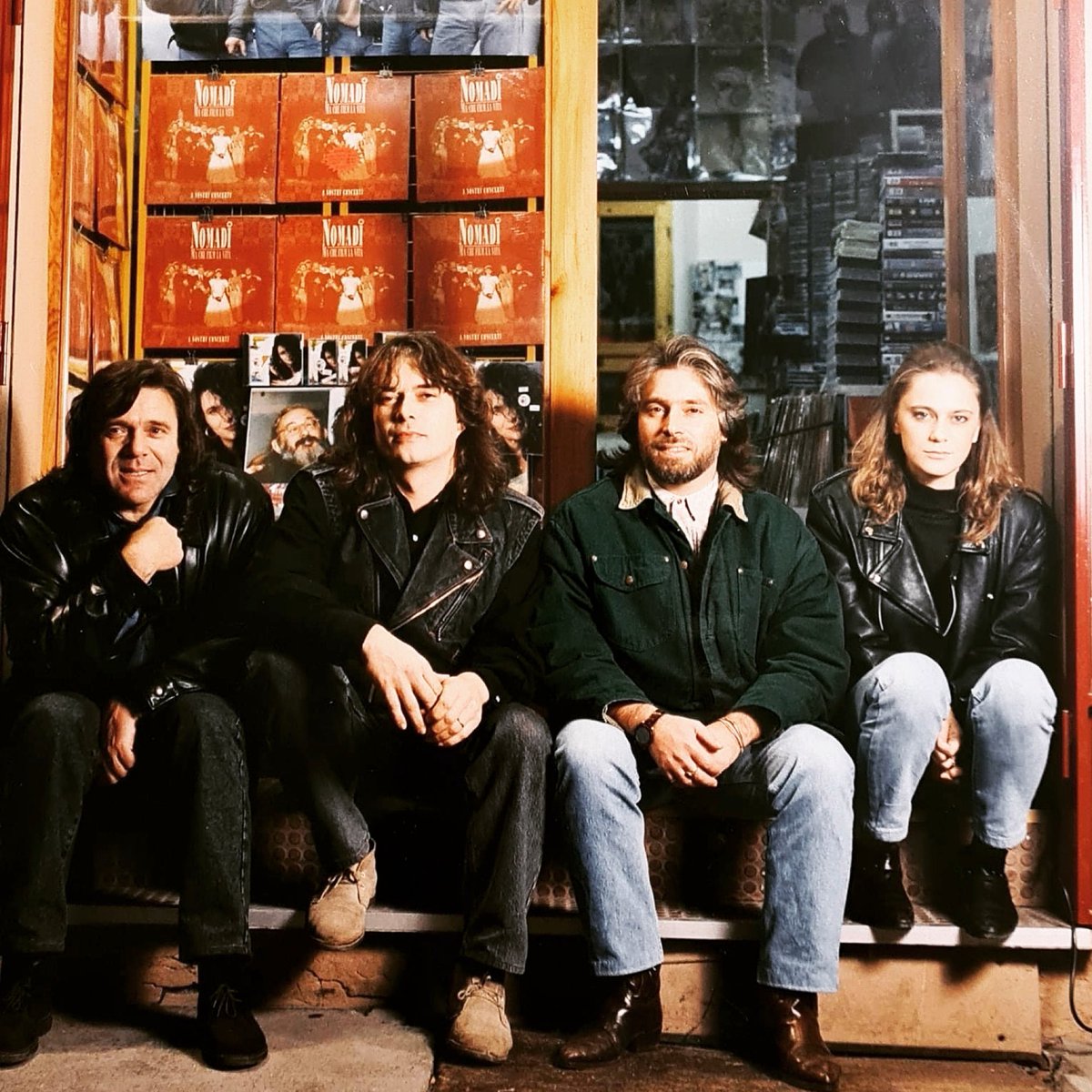 iNomadi's tweet photo. #RockDream, #Novellara. 
Per i nostri fan era un’istituzione, un punto di riferimento, lì potevi avere le nostre ultime news, acquistare dischi e talvolta incrociarci dal vivo. 

Il 3 dicembre del 1992 usciva #machefilmlavita, un album live dedicato ad #AugustoDaolio #nomadi https://t.co/Nzn6tOdKK5