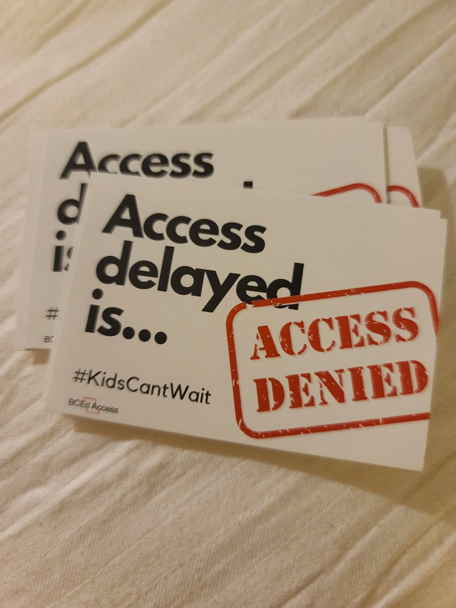 BCEdAccess's tweet photo. Can't make it to the rally for disability rights and access in Vancouver today? You can watch on Facebook Live! Follow our page and watch at 11am! But please come if you can!
https://t.co/aafzhWDoeq
#bced #bcpoli #MCFD #childcare #AccessDelayedIsAccessDenied #KidsCantWait https://t.co/Vfg8FYWfVk