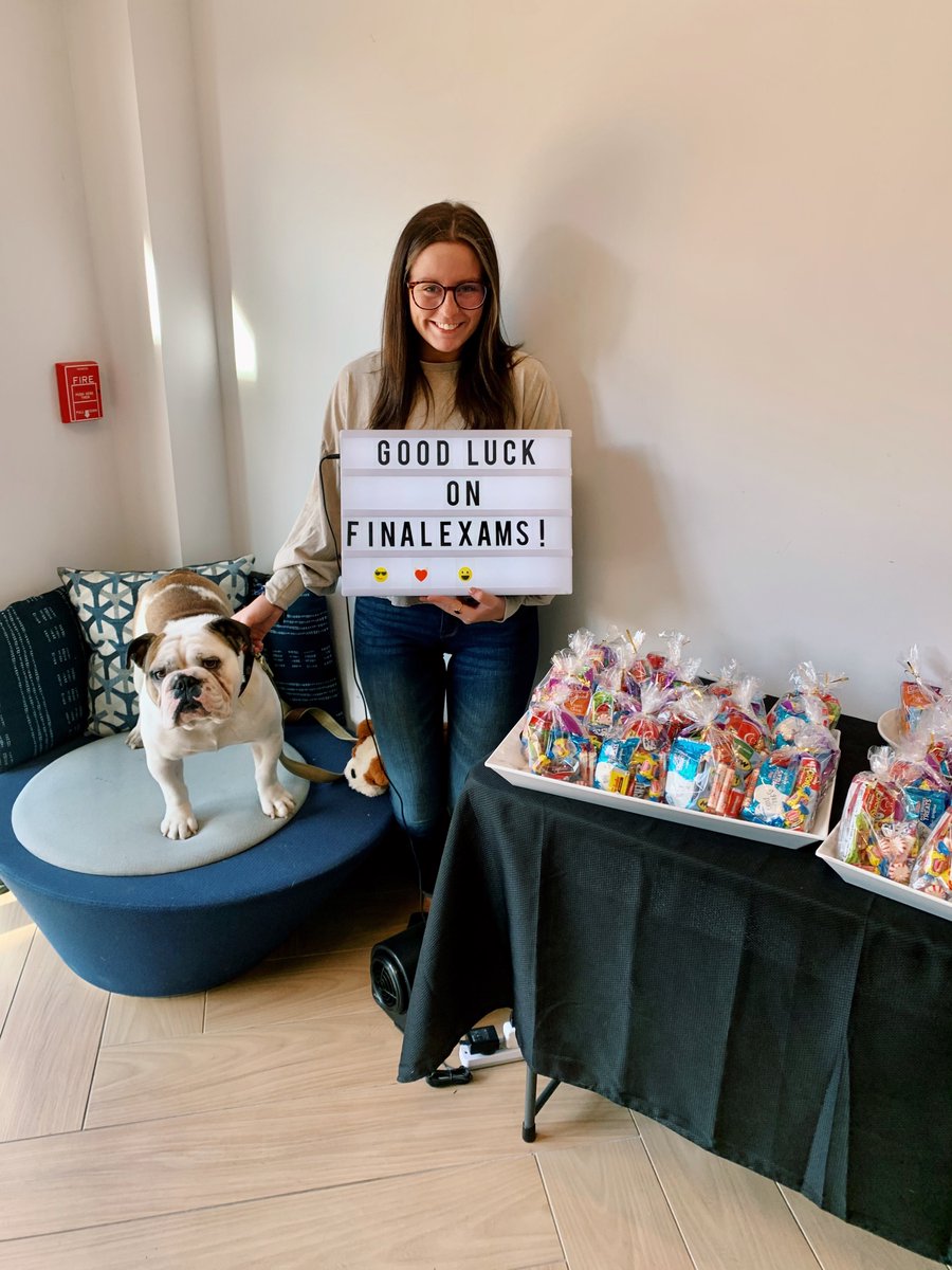 Final Exams start today! 👏👏 Swing by the Leasing Office to pick up a treat on us! 🤩📝