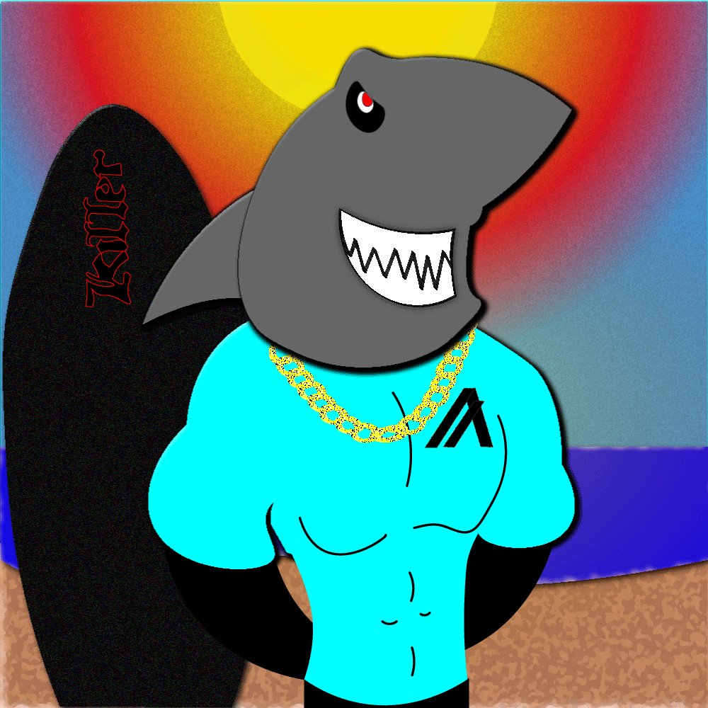 Sharkmania444's tweet photo. SharkMania #016 
$Algo $Algorand #Algonfts #ALGO #ALGORAND #NFTs https://t.co/xg7ePx5wiv