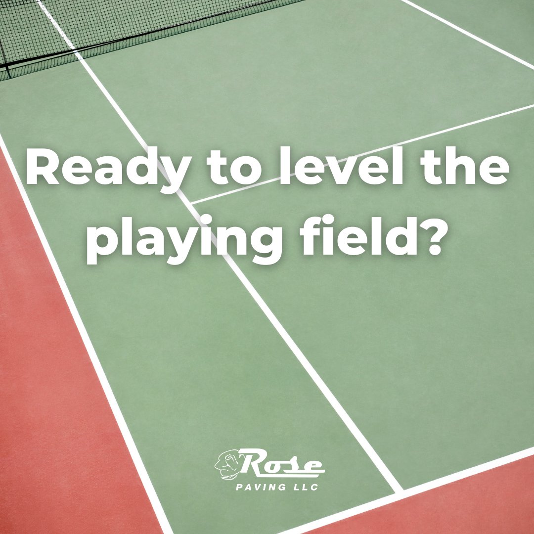 RosePavingCo's tweet image. Did you know that #playingfields require a highly-specialized process to create? While we guarantee our work, we’ll still let you blame the bad hits on the court 😉
bit.ly/2IuSgUC