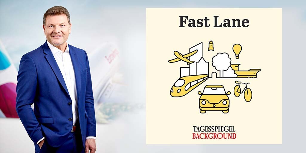 Unser Tipp fürs Wochenende! Im <a href="/Tagesspiegel/">Tagesspiegel</a> Podcast "Fast Lane" spricht unser CEO Jens Bischof über Restrukturierung, Repositionierung und wie wir das "Euro in Eurowings" erwecken werden. ✈️ Hört rein: eurowin.gs/3IhzGvt