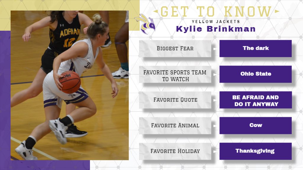DefiCollegeWBB's tweet photo. 🚨Get to know Sophomore Kylie Brinkman🚨 https://t.co/h8Kqh2byWZ