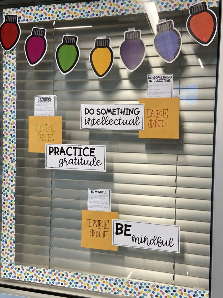 Shark_Counselor's tweet photo. Hey SHARKS! ‘Tis the season to BE KIND… to yourself!!! Come by the Counseling Office to take what you need to stay low-stress through December! #mentalhealthmatters #Sharkfamily 💙🖤🦈❤️💚 https://t.co/Cyv9dlnrwG