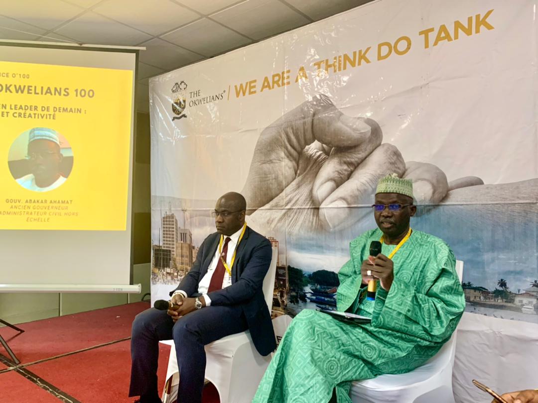 Causerie éducative sur le thème : "Transformation en leader de demain : éthique,  innovation et créativité"

Intervenants 

- Gouv. Abakar Ahamat, Ancien Gouverneur, administrateur civil hors échelle 

-Pierre De Gaetan Njikam, DG du Fonds Pierre Castel
#Cameroun 
#theokwelians