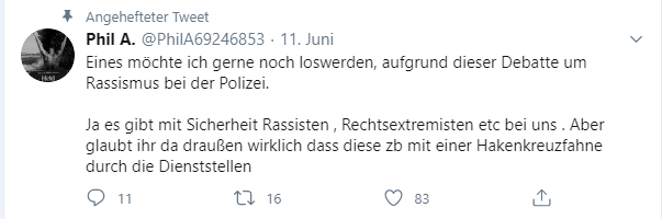 HSB_Forum's tweet photo. Seine Zielgruppeninteressen waren polizeiliche (Groß-)einsätze &amp; Menschen mit PTBS, oft kamen in seinen (erfundenen) Geschichten über Einsätze Kinder vor oder von häuslicher Gewalt betroffene Frauen.

Nach Auskünften betroffener Personen, habe ihn auch in der sog #CopBubble

4/5 https://t.co/XkDl6BrSf2