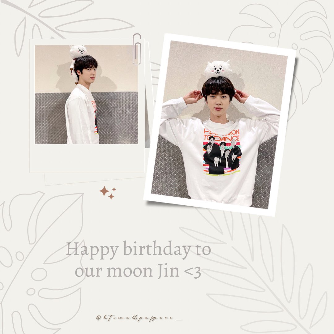 btswallpappers_'s tweet photo. happiest birthday to our most adorable baby < moon Jin 3 !! ꒰⑅ •̥ ·̮ •̥ ⑅꒱ ♥︎·°
#HappinessFairyJin #HappyBirthdayJin #HAPPYJINDAY #JINDAY https://t.co/b416Kvv4Dz