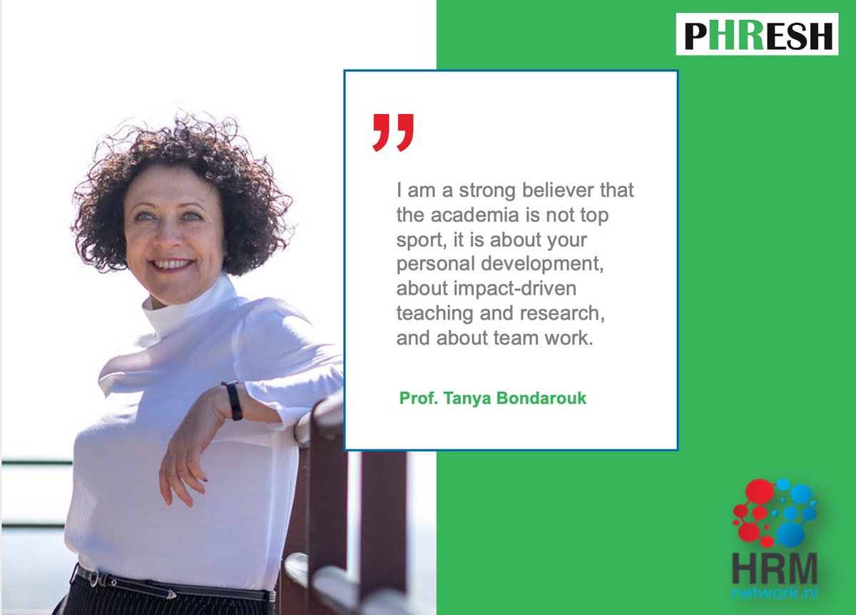 pHResh - HR & OB PhD Network (@phresh_network) on Twitter photo Just. published: The 9th interview of the "pHResh PhD Network professor gallery in collaboration with the <a href="/DutchHRMNetwork/">Dutch HRM Network</a>" – happy reading! Many thanks Tanya Bondarouk for this nice interview!
The full interview can be found here: drive.google.com/file/d/1KQz4o8… Just. published: The 9th interview of the "pHResh PhD Network professor gallery in collaboration with the <a href="/DutchHRMNetwork/">Dutch HRM Network</a>" – happy reading! Many thanks Tanya Bondarouk for this nice interview!
The full interview can be found here: drive.google.com/file/d/1KQz4o8…