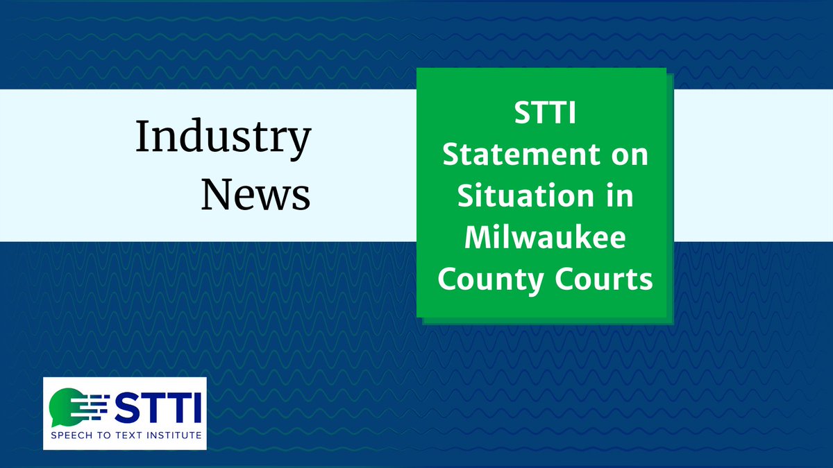 An inability to produce an audio recording or transcript from any hearing is unacceptable. Read STTI's invitation to all parties interested in ongoing, constructive discussion to keep instances like this at an absolute minimum: speechtotextinstitute.org/information/