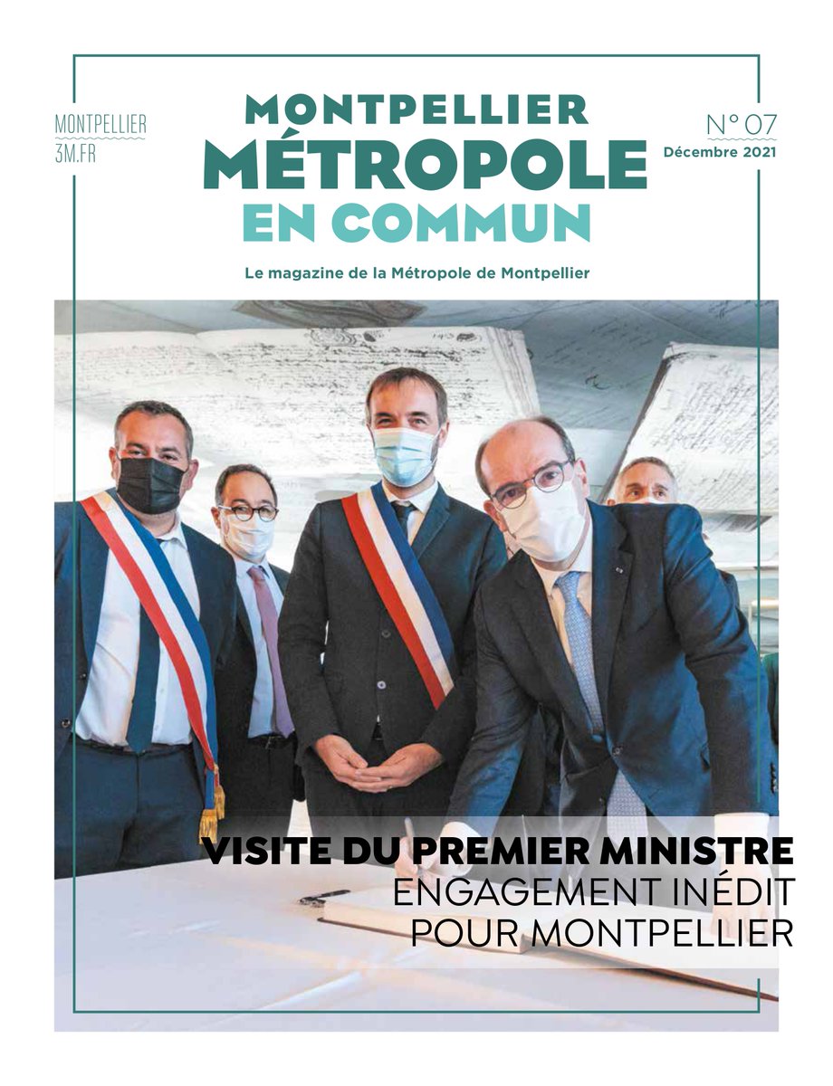 Montpellier3m's tweet photo. 📖 #MMMag Le magazine de la Métropole est en ligne ! 
♻️🏊‍♀️🚋 Cop 26, Championnats de France de natation, Ligne 5 du Tramway... 
👉 48 pages pour TOUT savoir ⤵️ 
https://t.co/jbIU9tQ7Cq https://t.co/S0PmgEgLHo