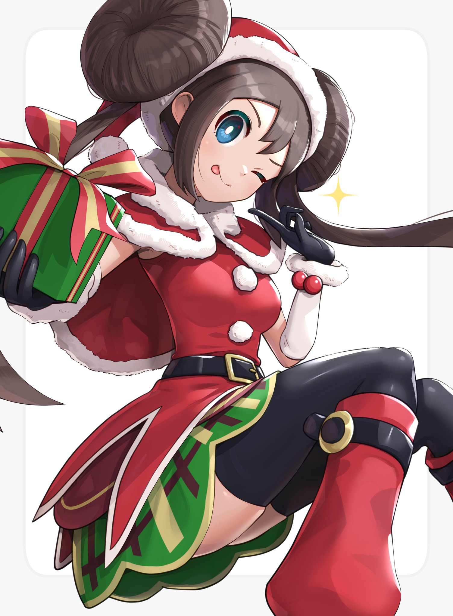◆ハーバリウム 28 めいちゃんの わくわくクリスマス♪ ◇ハーバリウム 28 めいちゃんの わくわくクリスマス♪