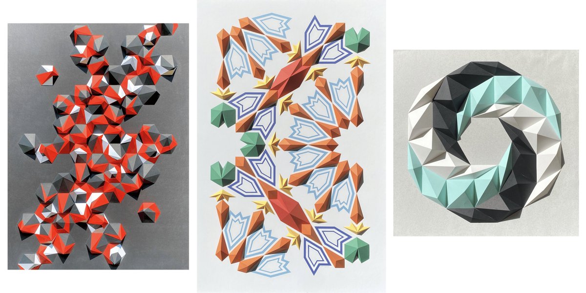 Have you registered to meet Eliza Redmann on 12/15 at 7pm for our latest Meet the Artist? You'll want to hear their inspiration for Folded Poetry. Register now! bit.ly/3ojPOVk <a href="/DurhamArtGuild/">Durham Art Guild</a>