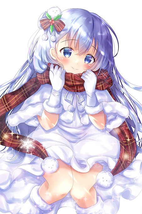 「マフラー、一緒に巻きますか?」
#ごちうさ 
#香風智乃生誕祭2021 