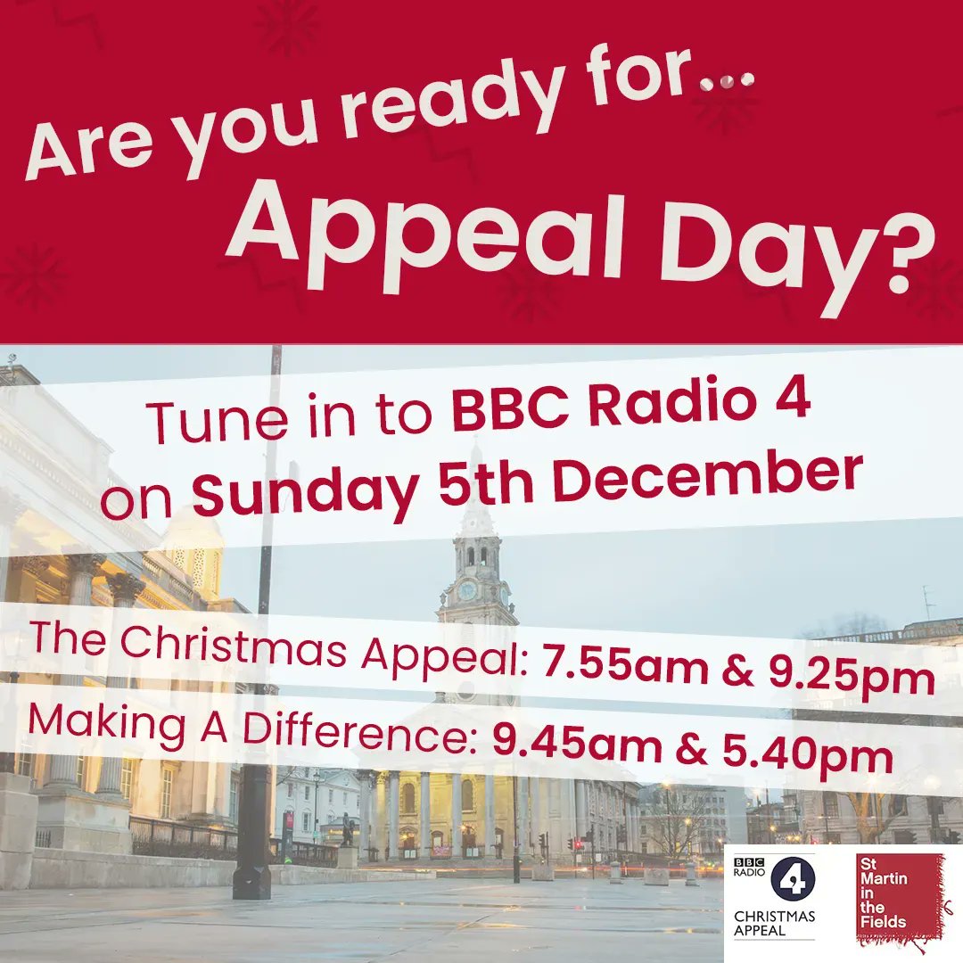 SMITFCharity's tweet photo. The annual #R4XmasAppeal is nearly here. 

Tune in on Sunday 5th to hear some inspiring stories 🙌 

#homelessnes #TheNextStep https://t.co/IltCH7UO5b