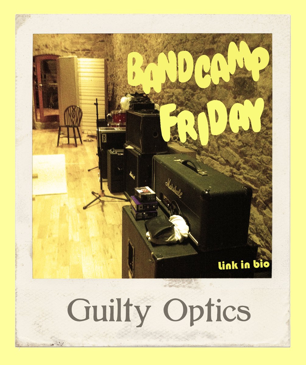 GuiltyOptics's tweet image. It's #BandcampFriday again.
Remember records make great Christmas presents too!
Head on over here
guiltyoptics.bandcamp.com