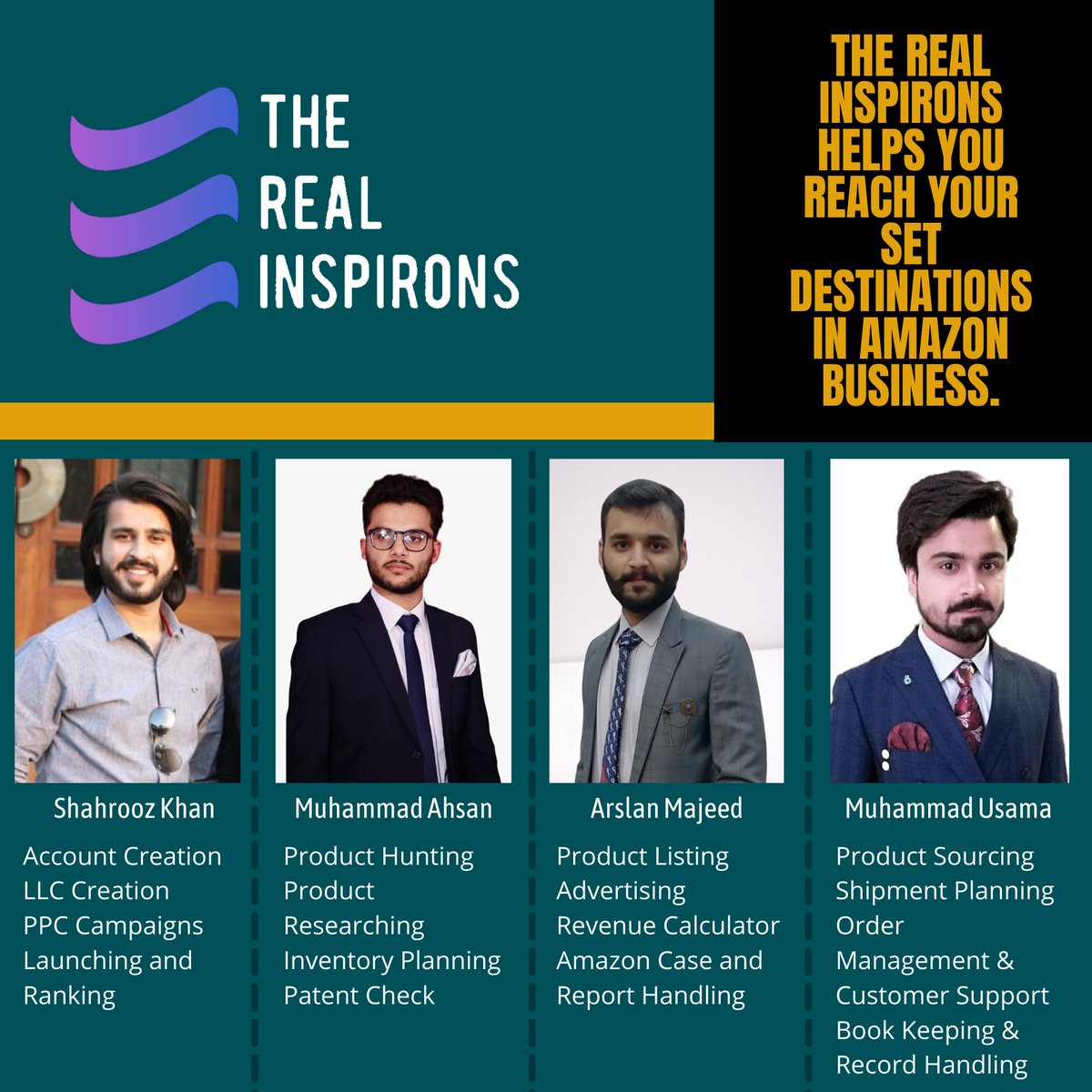 theInspirons's tweet photo. 𝐓𝐡𝐞 𝐑𝐞𝐚𝐥 𝐈𝐧𝐬𝐩𝐢𝐫𝐨𝐧𝐬 𝐓𝐞𝐚𝐦
We offer a wide range of ecommerce services, from selling to marketing on Amazon and other platforms. Our company has assisted a number of customers in growing and expanding their eCommerce businesses all around the world.
#ecommerce https://t.co/H8cXmXnNPa