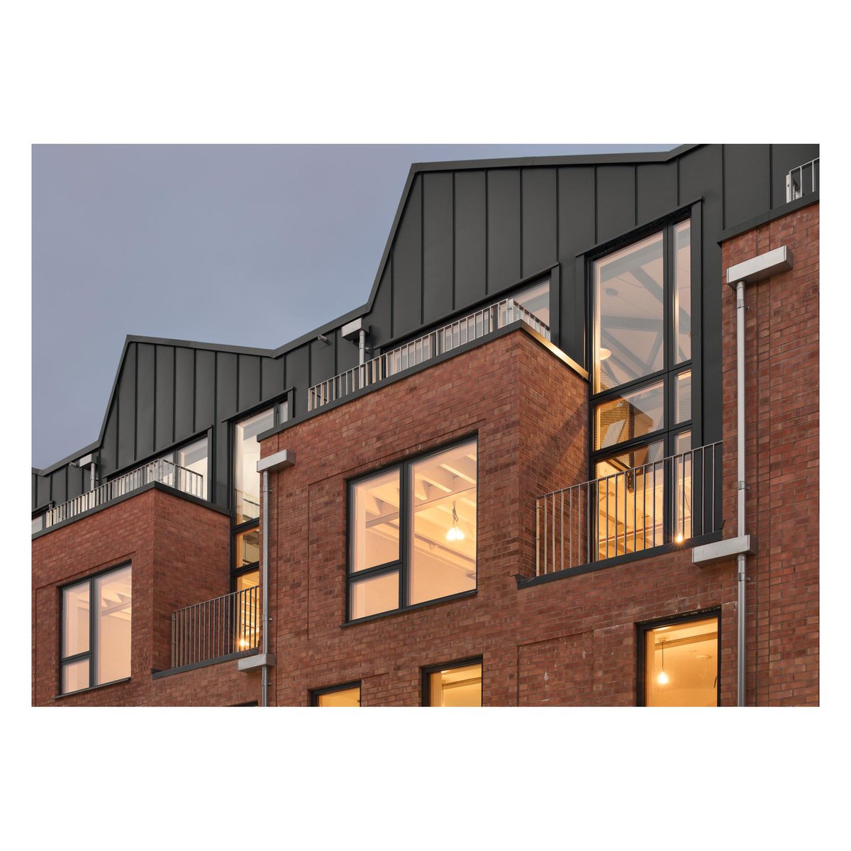 1-2 Legge Lane. Our Architect designed one-off homes are finished. The design of the houses is inspired by the rich history and architecture of the #JewelleryQuarter, it is modern but draws on the industrial legacy and architectural language of the area. <a href="/maguirejackson/">Maguire Jackson</a> <a href="/MyJQ/">My Jewellery Quarter</a>