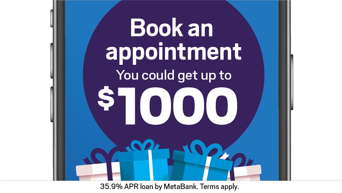 jacksonhewitt's tweet photo. Early Refund Advance is up to $1000 this year! Book your appointment now, so you can be one of the first to apply, starting 12/15.  https://t.co/vdOIw6QuPq. Filed with us last year? Apply even earlier. Call your local office for details. #JacksonHewitt #RefundAdvance https://t.co/nSUNGzd1P7