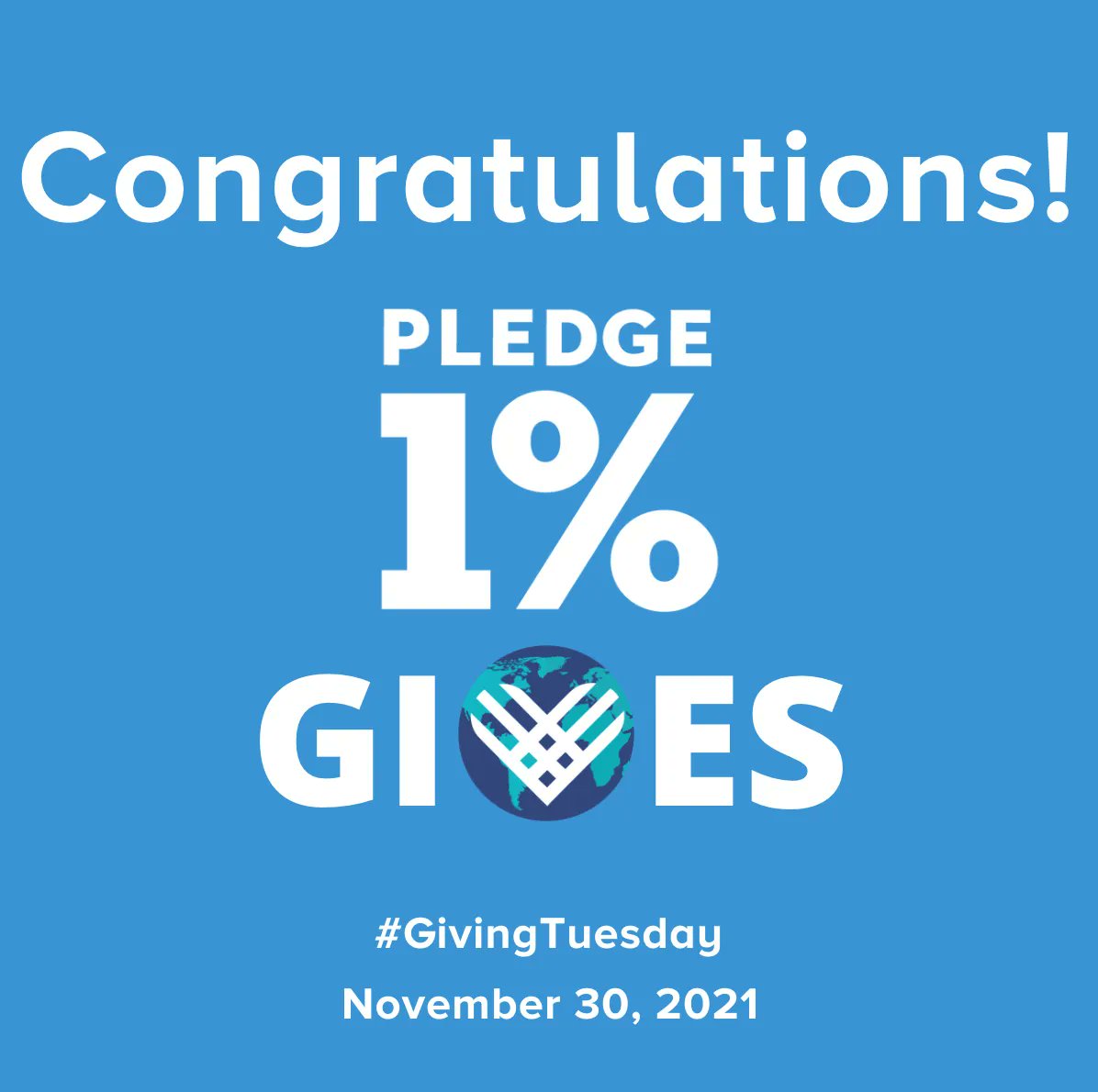 What a week it’s been! Another big congratulations to everyone who participated in #GivingTuesday. We can’t wait until next year, but in the meantime, catch up on the #Pledge1Gives stories on our blog: bit.ly/3p1TKJK