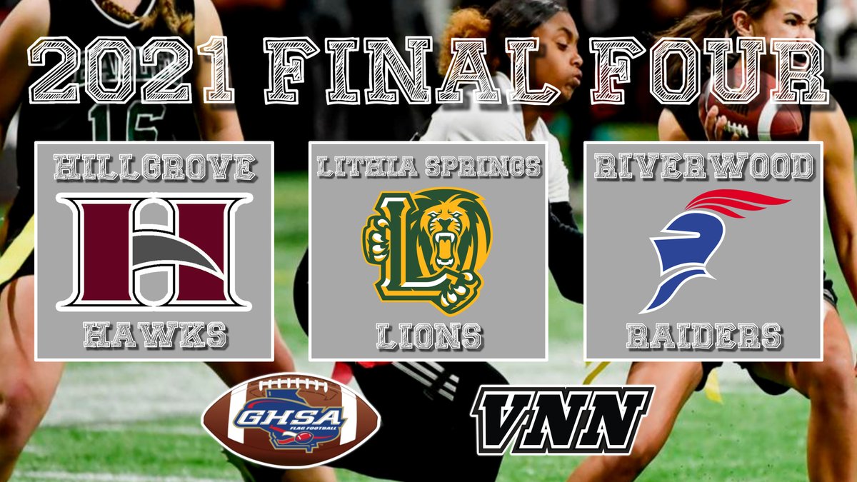 Congrats <a href="/OfficialVNN/">VNN Sports</a> schools in <a href="/OfficialGHSA/">GHSA</a> flag football FINAL 4! <a href="/HillgroveFlag/">Hillgrove Flag Football</a> <a href="/hillgrovesports/">Hillgrove Hawks</a> <a href="/CCSD_AD/">Athletics - Cobb County School District</a> <a href="/RICSAthletics/">Riverwood Athletics</a> <a href="/RICSFootball/">Riverwood Football</a> <a href="/RicsFlagFB/">RICSFlagFootball</a> @FultonAD_crafts <a href="/SpringsLithia/">Lithia Springs Athletics</a> <a href="/samcrenshaw23/">samuel crenshaw</a> <a href="/GPBsports/">GPB Sports</a> <a href="/scoreatlanta/">SCORE Atlanta</a> <a href="/athletics_FCS/">FCS Athletics</a> <a href="/Itsthemanething/">Lithia Springs High</a>