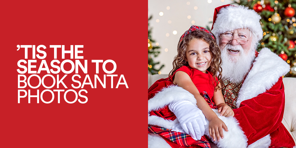 📸🎅 The ultimate holiday tradition is back: Photos with Santa! Make your reservation today! bddy.me/3y4pFNT   #tistheseason #santaphoto #mallsanta