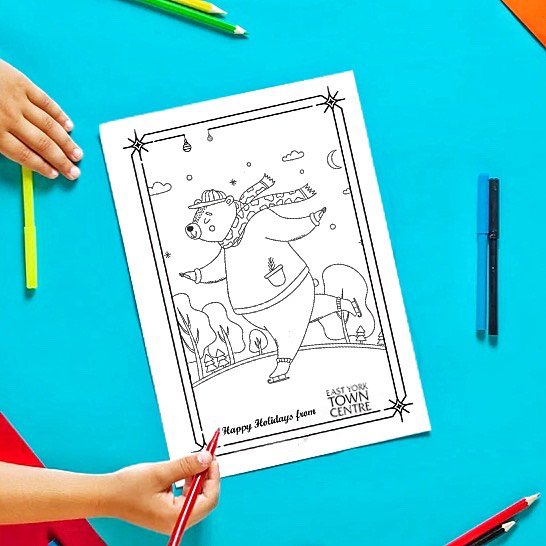 Keep your young ones busy this winter break or schedule some downtime for yourself with some relaxing colouring activities. Download the pages from our website: ow.ly/JLXQ50H2pWM Happy colouring and happy Holidays! :) #centerpointmall #northyork #toronto #holidaycrafts