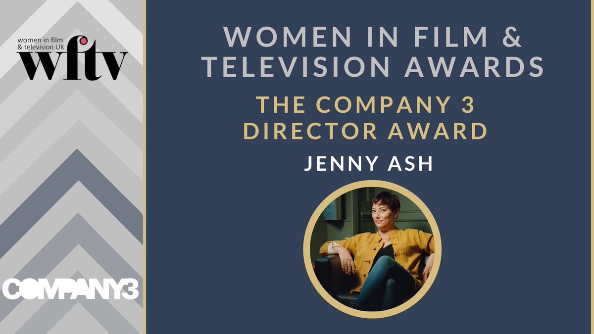 WFTV_UK's tweet photo. Congratulations to Jenny Ash who picks up WFTV’s The Company 3 Director Award #WFTV2021Awards 🏆🌟

Sponsored by Company3
@jennyashdirects https://t.co/CqdFsLOi7K