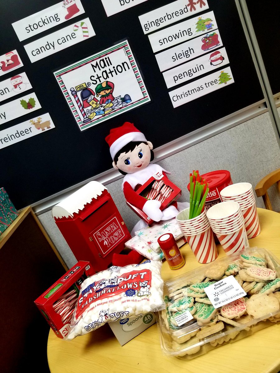 Mrs.Marez_PreK_WPE (@mrsmarez_pk) on Twitter photo Our class elf Elfie, AKA Cindy Lou, surprised the kids today with a special treat in our writing center today! Holiday letters & cocoa sounds like a perfect way to spend a Friday! #elfontheshelf #WeAreWPE <a href="/HumbleISD/">Humble ISD</a> <a href="/HumbleISD_PREK/">HumbleISD ECE</a> <a href="/pamelaann66/">Pamela Melvin</a> ❄️⛄🎄⛄ Our class elf Elfie, AKA Cindy Lou, surprised the kids today with a special treat in our writing center today! Holiday letters & cocoa sounds like a perfect way to spend a Friday! #elfontheshelf #WeAreWPE <a href="/HumbleISD/">Humble ISD</a> <a href="/HumbleISD_PREK/">HumbleISD ECE</a> <a href="/pamelaann66/">Pamela Melvin</a> ❄️⛄🎄⛄