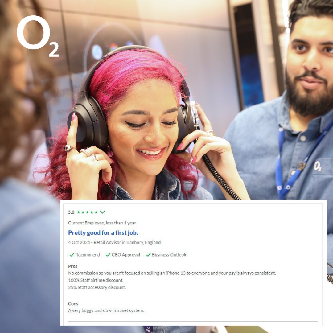 O2Careers's tweet image. Glassdoor employee reviews are a quick and simple way to gain a greater understanding of what ‘Life at O2’ would be like. #WhyO2

➡️ - tiny.cc/glassdoor-empl…