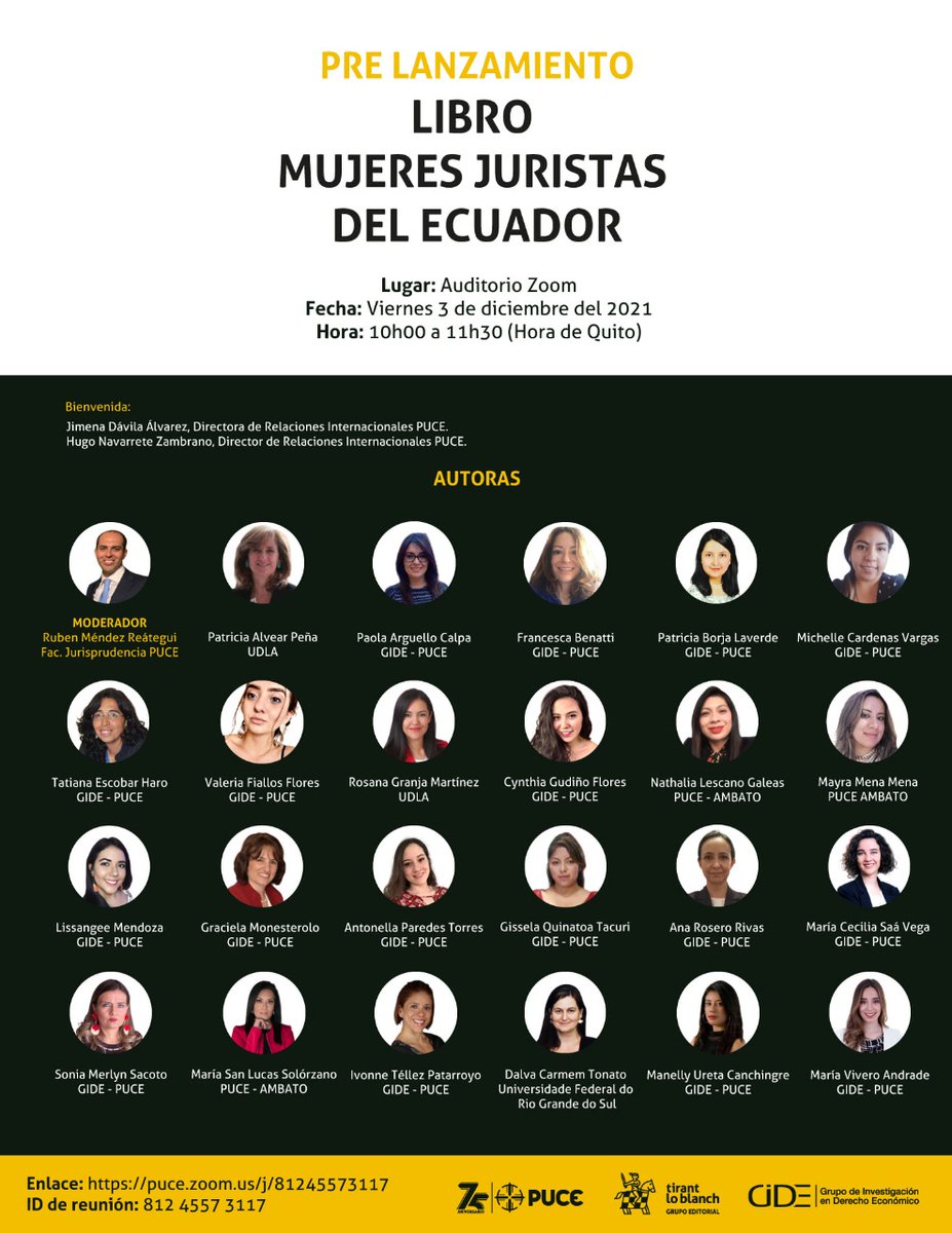 Pcasbri's tweet photo. #EventoRecomendado via @PUCE_Ecuador @economiaPUCE
cc @CientificasEC @RedPolitologas @MujeresConstiEc @silvilunazul @cristinaburneos
#HayExpertas https://t.co/P6N5i5ZE3q