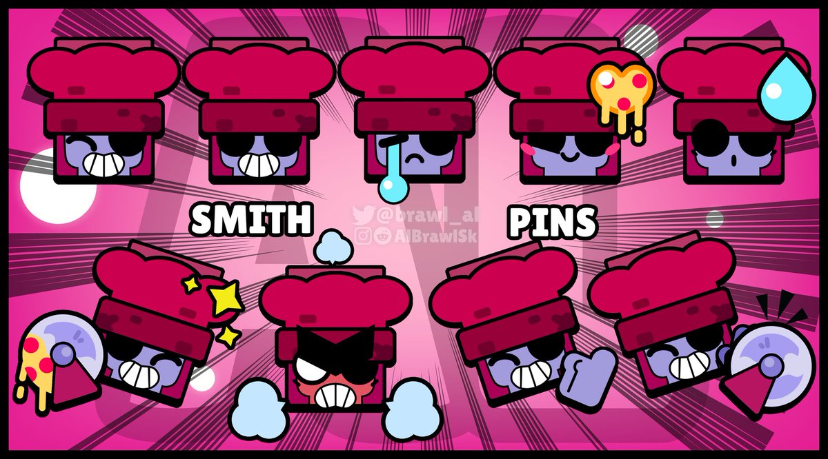 brawl_al's tweet photo. NOVA IDEIA DE BRAWLER: SMITH
Smith é o mais novo integrante do trio do Ash, ele é uma fornalha de ferreiro e também um forno de pizza, suas pizzas são as melhores de todo o Starr Park, pena que na batalhas elas ficam um pouco queimadas
#BrawlStars #BrawlStarsArt #BrawlerIdea https://t.co/aHHv5y7CDk