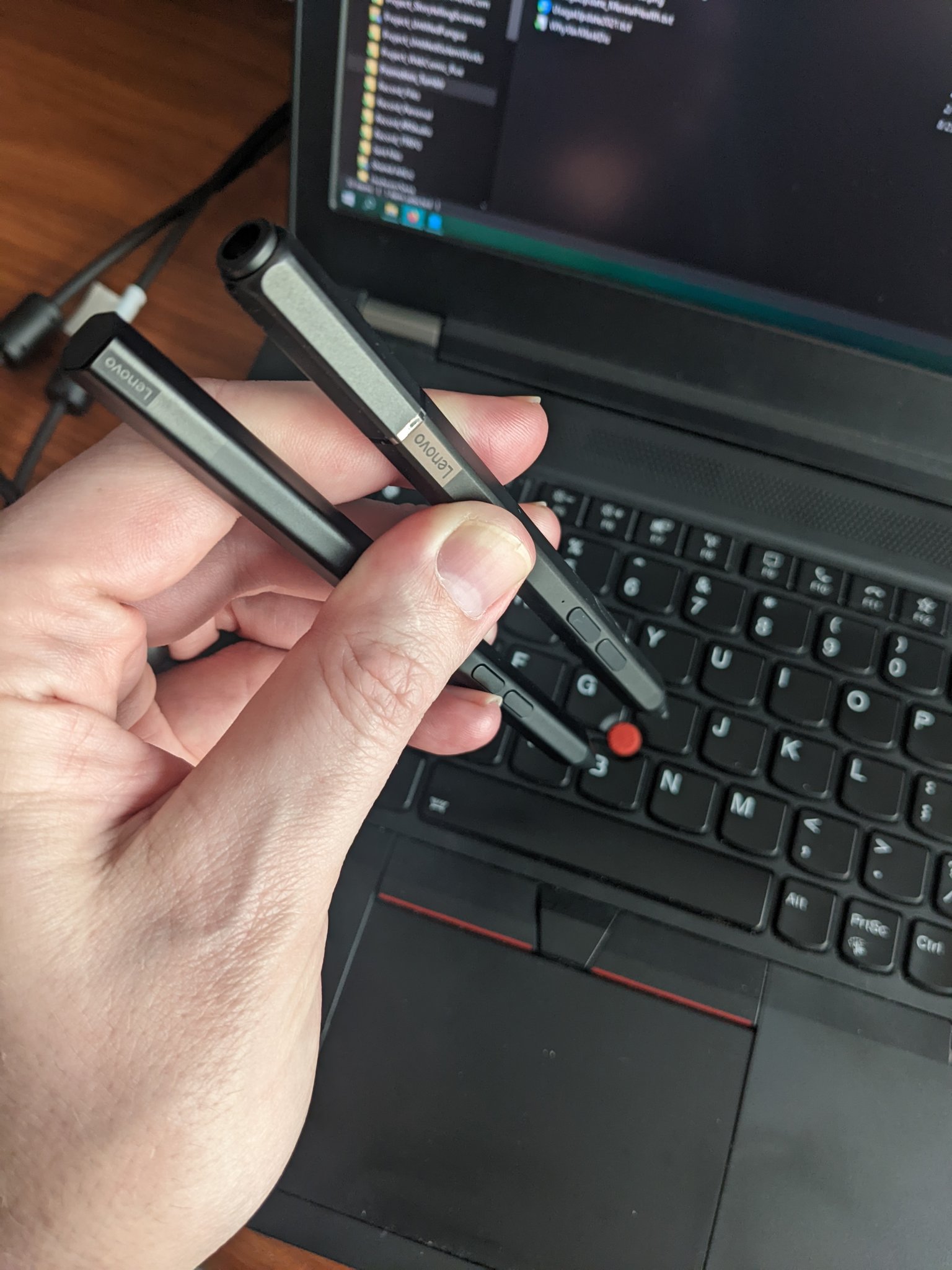 Arthur H Walker on X: Do you have either of these? - #Lenovo Precision Pen  2 - Lenovo E-Color Pen Been trying to write a review. Lenovo Precision Pen 2  is some