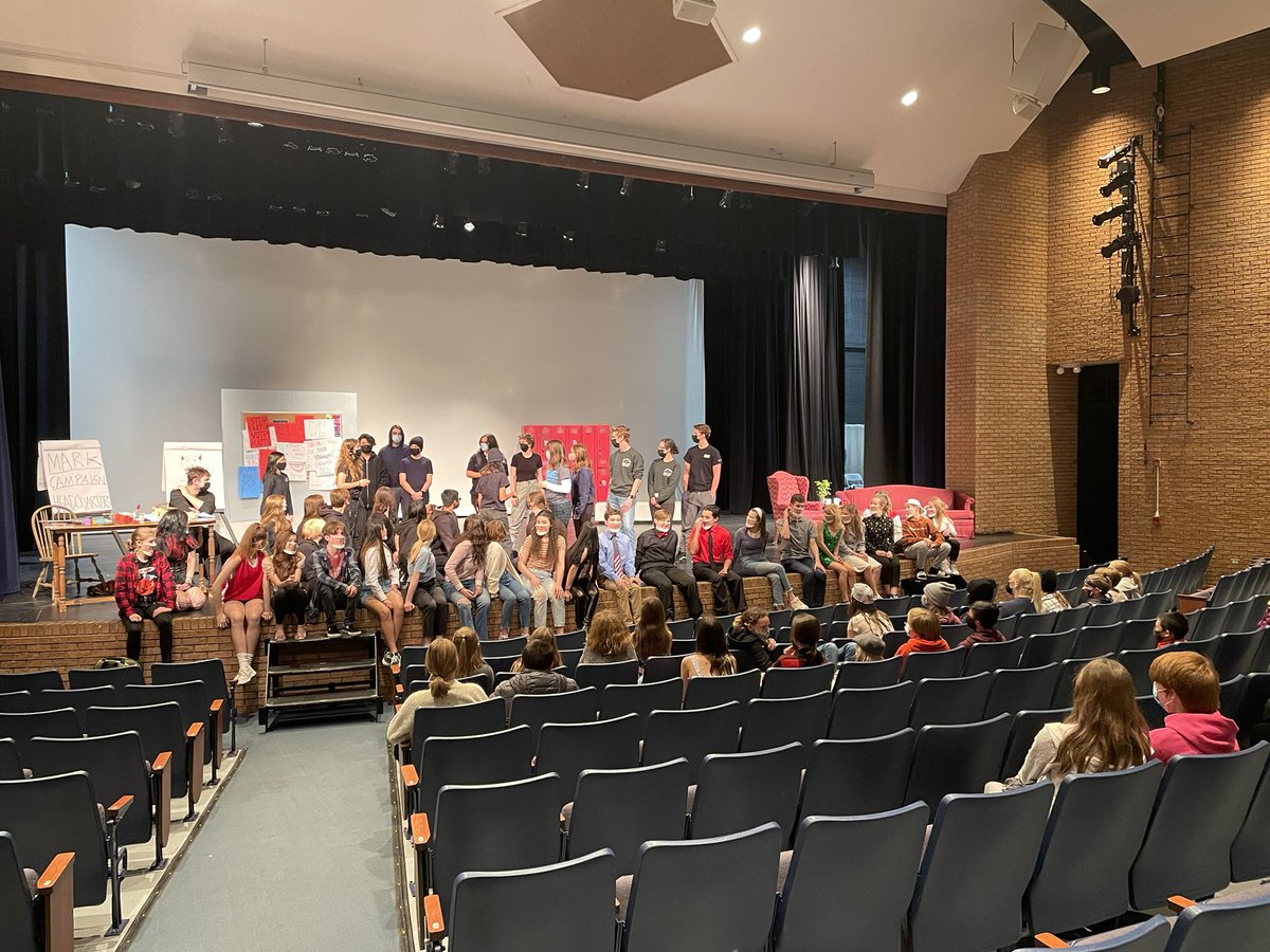 MrParryNNHS's tweet photo. I’m so proud of the work these wonderful students have put into the 2021 Freshman/Sophomore Play, The Election.

Last night’s invited dress rehearsal was a great warmup for our first performance TONIGHT!

Tickets @ https://t.co/cTmVoTfepe
Fri @ 7
Sat @ 7
Sun @ 2

#DrivenToPerform https://t.co/M1OhkiRZL8