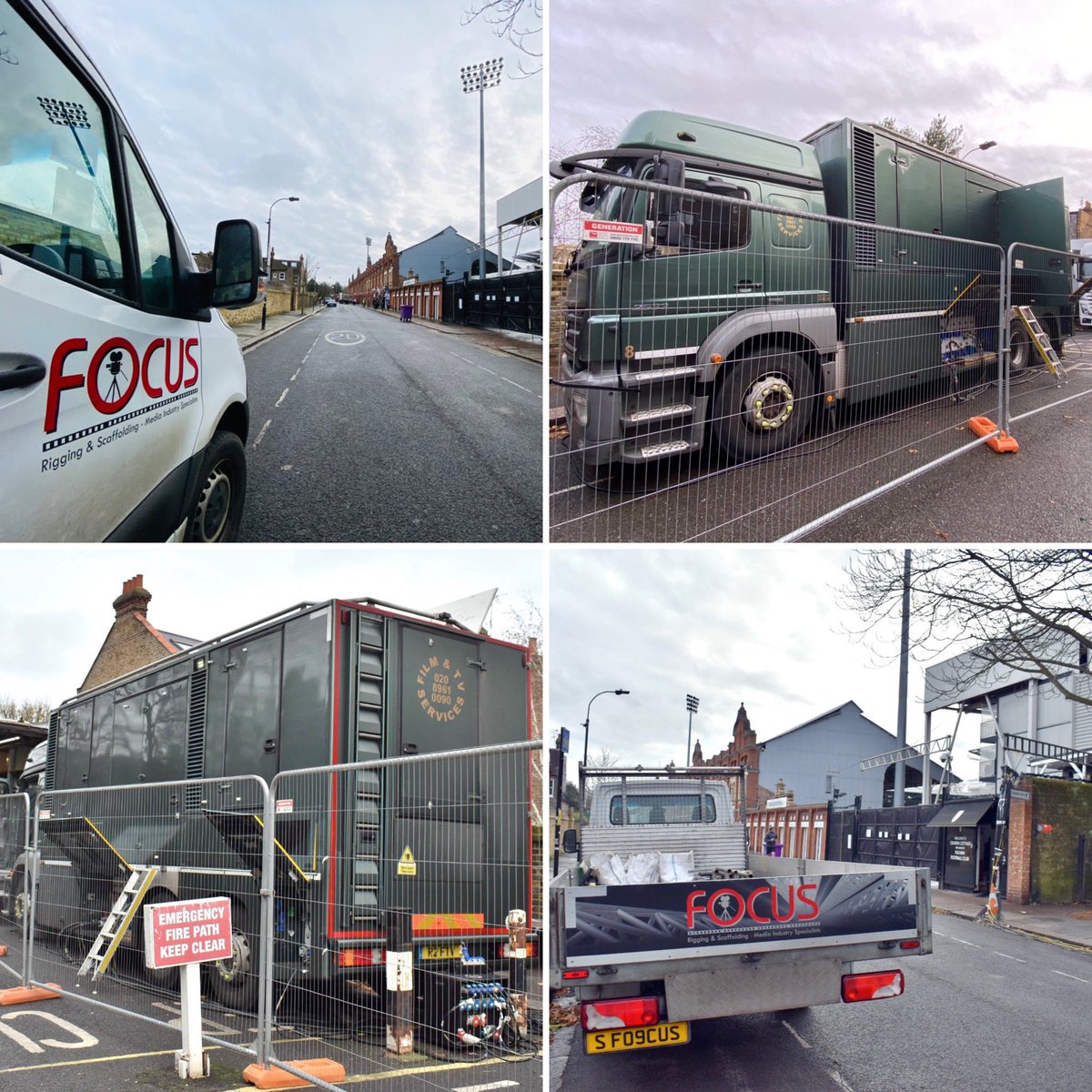 stevechalles's tweet photo. Pics: @NEP_UKI Aurora OB Unit with @JPFTVS & @FocusRigging rigging at Craven Cottage for this evening’s top two #Fulham v #Bournemouth Championship clash - live on @SkySports (KO 1945).
#outsidebroadcast #NEPUKI #FocusRigging #FTV @FulhamFC @afcbournemouth https://t.co/XocyfOqb0k