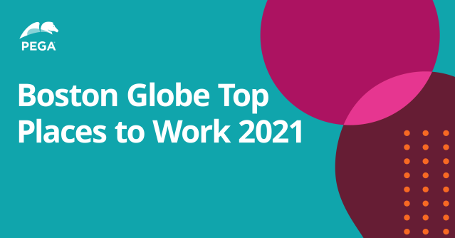 Congratulations to my colleagues! We're thrilled to share Pega has been named a Top Place to Work in Massachusetts by the Boston Globe for the second year in a row! #LifeAtPega (paywall) pe.ga/3DmGwwi