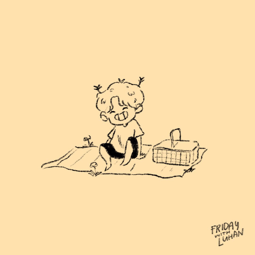 WE ARE NOW ON THE LAST MONTH OF THE YEAR AND THE FIRST FRIDAY OF DECEMBER!!!!!!!!!! HOW FAST IS THAT???? AAAAAAA WE HOPE THAT EVERYONE WILL HAVE NICE AND SAFE WEEKEND. MIGHT AS WELL JOIN LUHAN ON HIS PICNIC!!!!!!

#fridaywithluhan