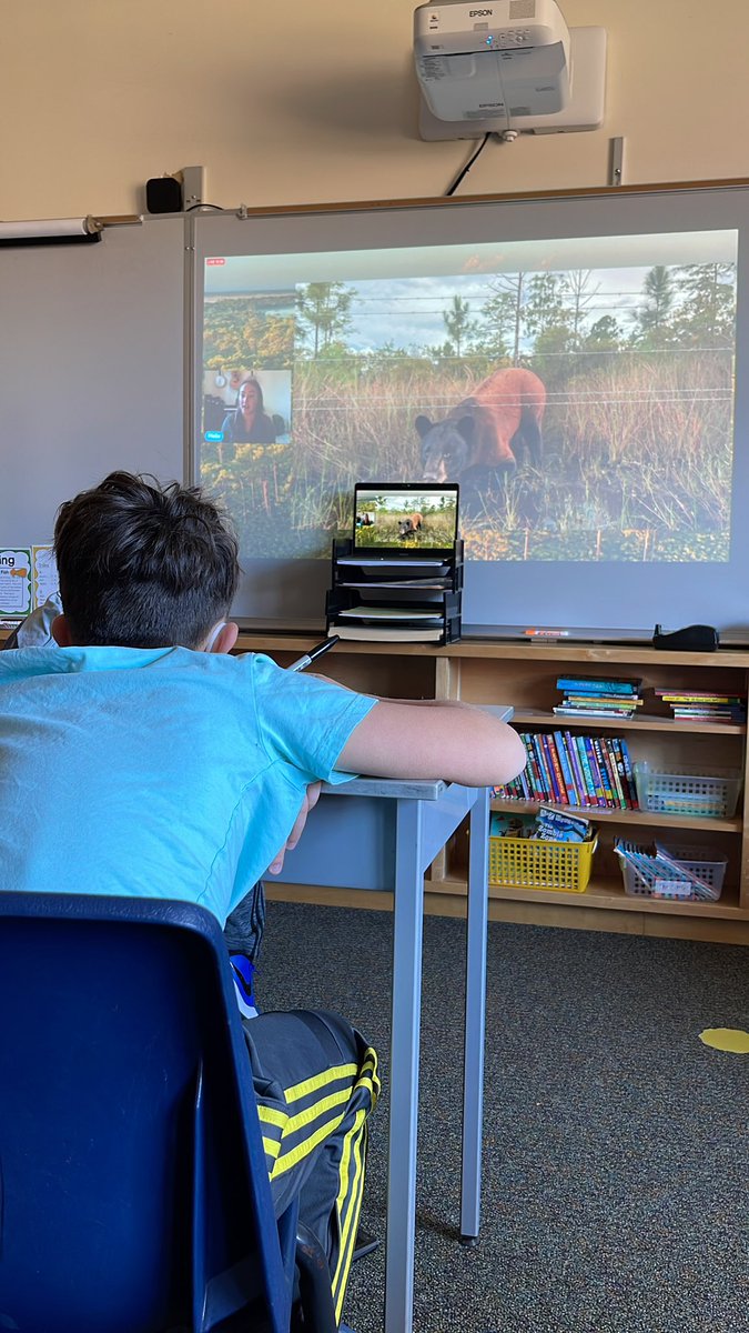 Katewhipple18's tweet photo. Working with our favorite program, Exploring By The Seat of Your Pants today. We are lucky enough to be meeting a scientist from Florida, Malia Byrtus, a conservationist for Path of the Panther. I am feeling lucky with my class! @pathofthepanther #ExploringByTheSeat @EBTSOYP https://t.co/a1vFTQKUPr
