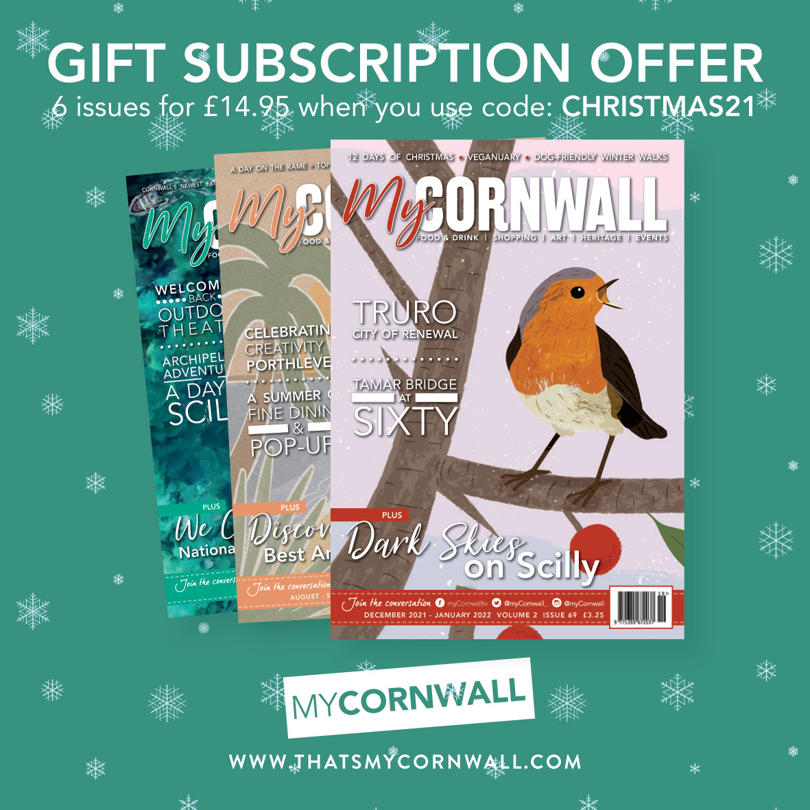 myCornwall (@mycornwall_) on Twitter photo Looking for that perfect gift? Subscribe to myCornwall and make the Christmas spirit last all year! Ideal for anyone who loves Cornwall and wants to know what's going on in art, food and general news. Visit thatsmycornwall.com or webscribe.co.uk/magazine/mycor… Looking for that perfect gift? Subscribe to myCornwall and make the Christmas spirit last all year! Ideal for anyone who loves Cornwall and wants to know what's going on in art, food and general news. Visit thatsmycornwall.com or webscribe.co.uk/magazine/mycor…