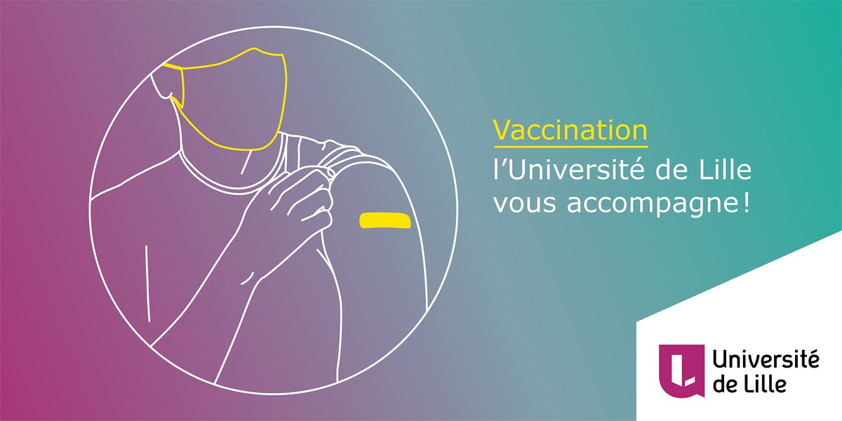 Vous souhaitez vous faire vacciner ? #ULille vous accompagne avec :

👉 Des créneaux de vaccination dédiés, sur rdv, au centre du CHU de Lille
👉 Des centres de vaccination mobiles, sans rdv, sur vos campus.

Toutes les informations sur votre intranet : intranet.univ-lille.fr/etu/actu//24cf…