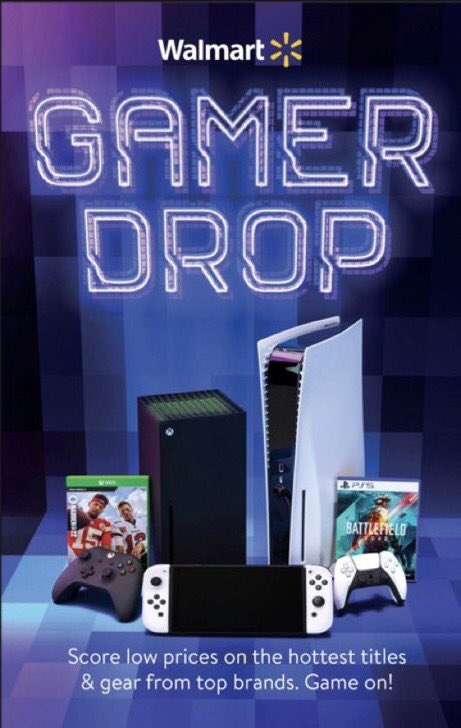 PS5SupplyDrop's tweet photo. Walmart Is Expected To Soon Start Doing In-Store Drops! 👀 https://t.co/qZ6nFC6Wrp