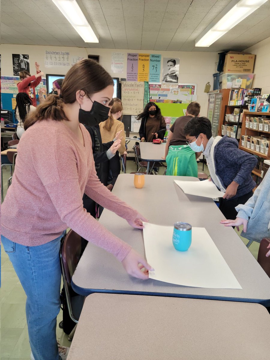 WendyWcsd's tweet photo. Sixth-grade practicing inertia @WCSDEmpowers https://t.co/TGVxfL8KvW