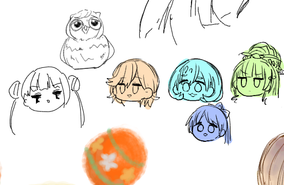 🦐さんちの定期絵チャいてきた 